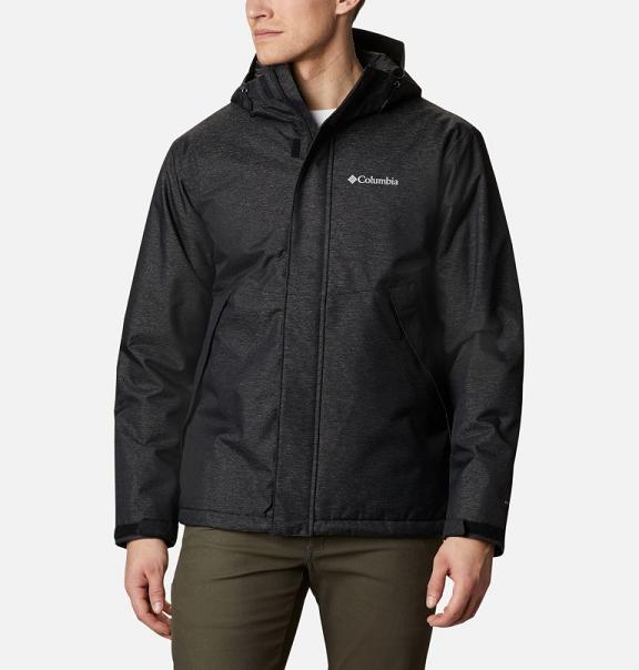 Columbia Ridge Gates Insulated Jacket Black For Men's NZ49627 New Zealand